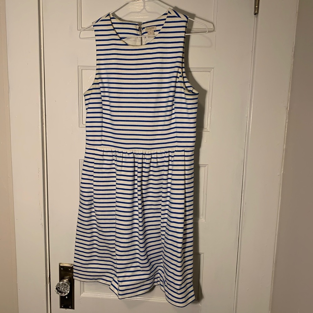 J Crew Striped Daybreak Dress